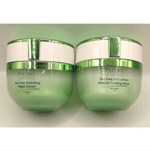 Predire Tea Tree Hydrating Night Cream & Oil Control Rescue Cooling Mask 50g